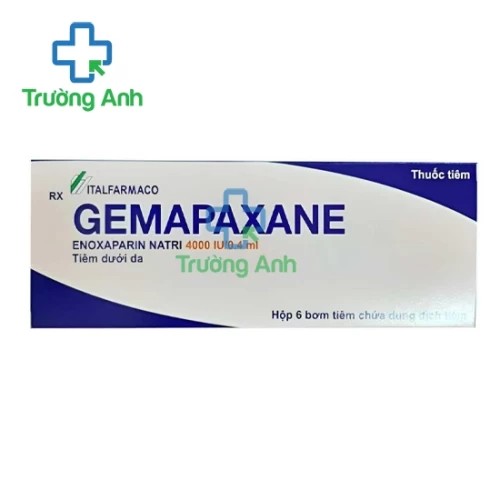 Gemapaxane 4000IU/0,4ml - Thuốc phòng ngừa huyết khối tĩnh mạch