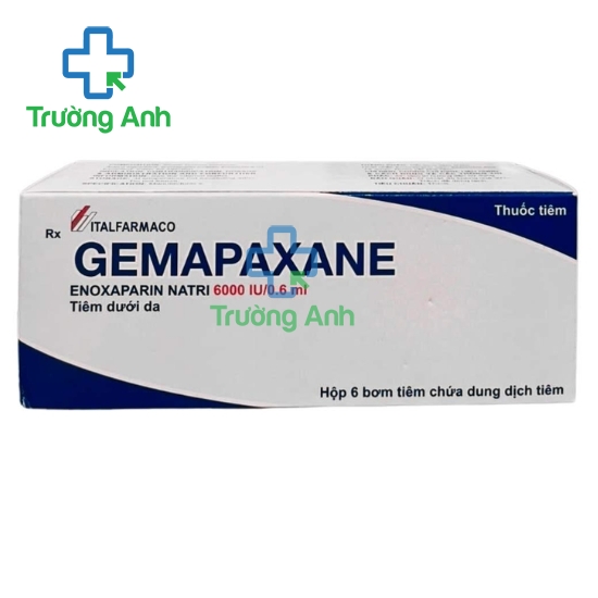 Gemapaxane 6000IU/0,6ml - Thuốc điều trị huyết khối tĩnh mạch