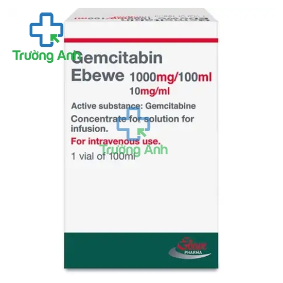 Gemcitabin Ebewe 200mg - Thuốc điều trị ung thư hiệu quả của Áo
