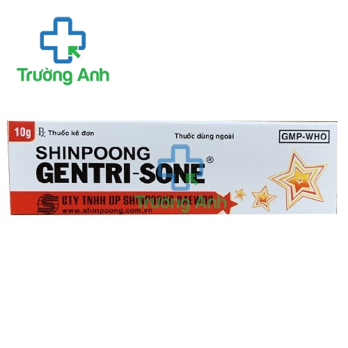 Shinpoong Gentrisone 10g - Thuốc điều trị viêm da hiệu quả (10 hộp)