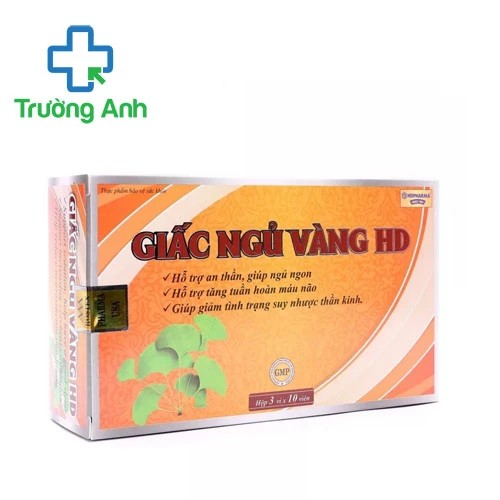 Giấc ngủ vàng HD (mẫu cam) - Hỗ trợ an thần, ngủ ngon hiệu quả