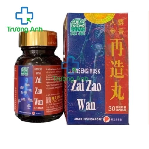 Ginseng musk Zai Zao Wan - Nhân sâm xạ hương tái tạo hoàn hỗ trợ điều trị xương khớp