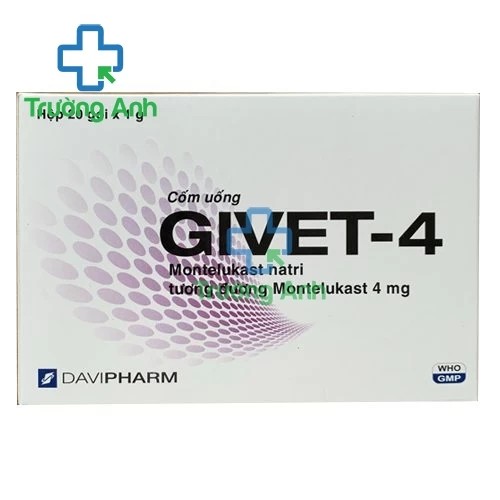 Givet-4 Davipharm - Thuốc điều trị hen phế quản mạn tính hiệu quả