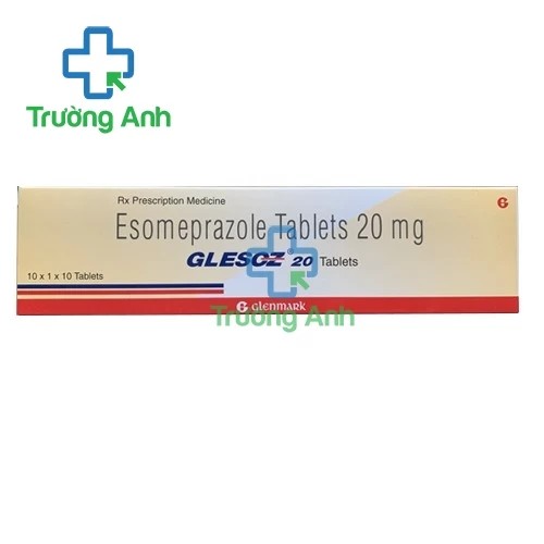Glesoz 20 Glenmark - Thuốc trị trào ngược dạ dày, thực quản của Ấn