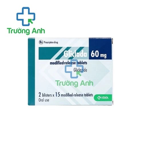 Gliclada 60mg KRKA - Thuốc điều trị tiểu đường không phụ thuộc insulin (type 2)