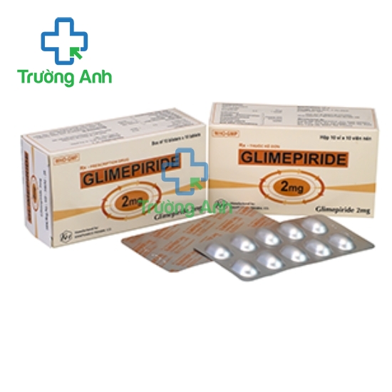 Glimepiride 2mg Khapharco - Thuốc điều trị đái tháo đường tuýp 2