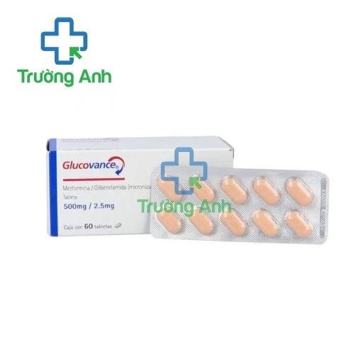 Glucovance 500mg/2.5mg - Thuốc điều trị bệnh đái tháo đường hiệu quả của Pháp