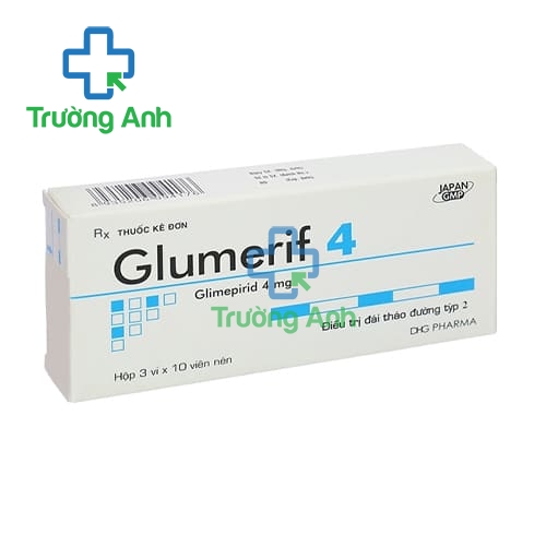 GLUMERIF 4 - Thuốc điều trị bệnh đái tháo đường hiệu quả của DHG