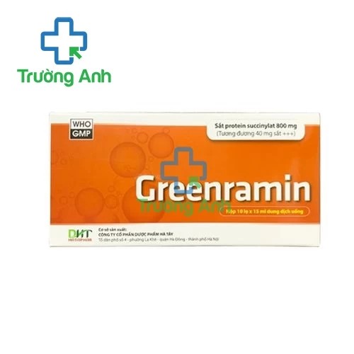 Greenramin - Giúp bổ sung sắt hiệu quả của Hataphar
