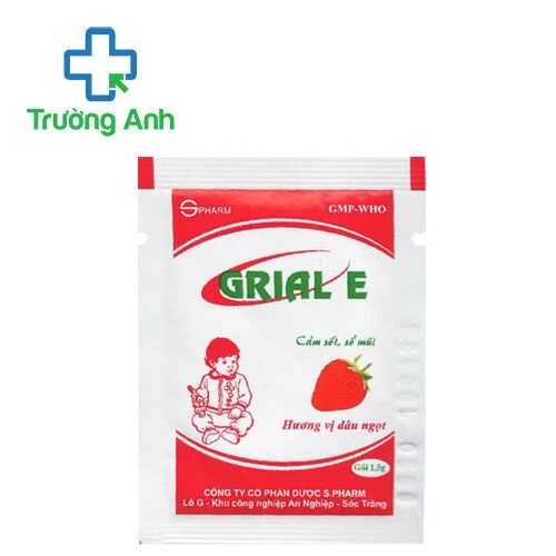 Grial-E - Hỗ trợ điều trị giảm đau, hạ sốt hiệu quả của S.Pharm