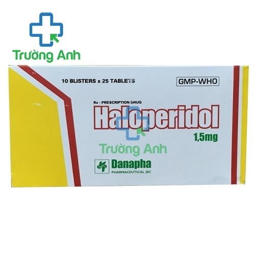 Haloperidol 1,5mg Danapha (vỉ) - Thuốc điều trị bệnh tâm thần