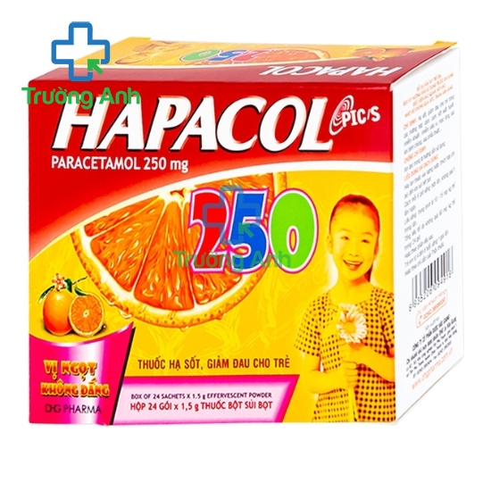 Hapacol 250 (bột) - Thuốc giảm đau hạ sốt hiệu quả của DHG