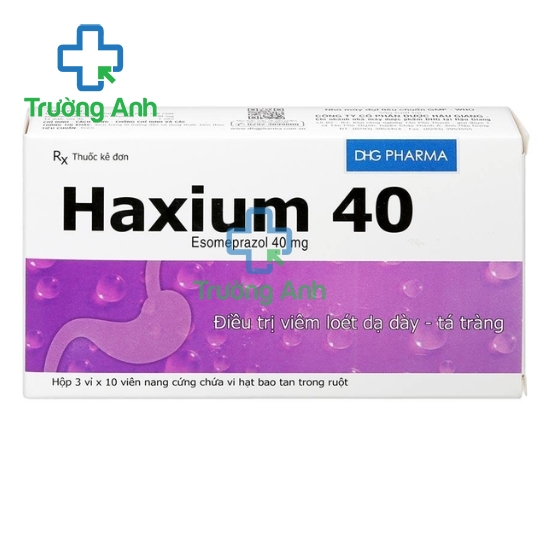 Haxium 40 DHG Pharma - Điều trị trào ngược dạ dày, thực quản