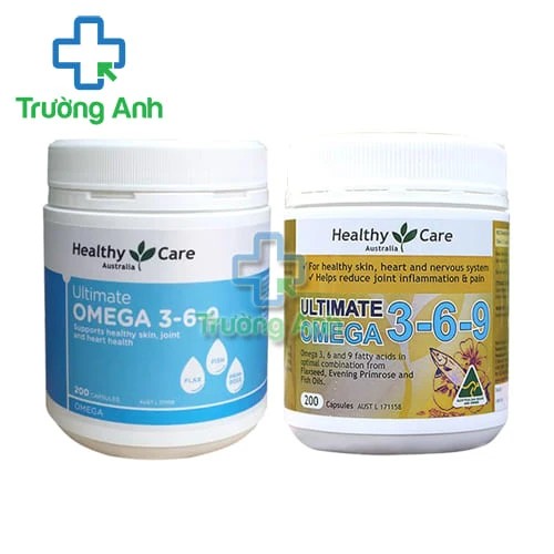 Healthy Care Ultimate Omega 3-6-9 (200 viên) - Giúp tăng cường sức khỏe hiệu quả của Úc