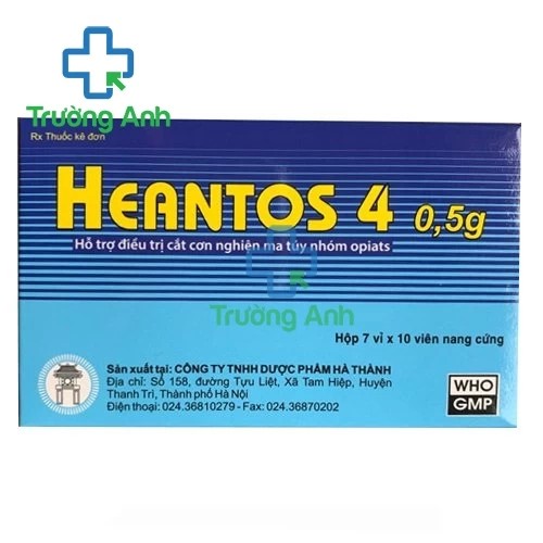 Heantos 4 - hỗ trợ điều trị cắt cơn nghiện ma túy hiệu quả