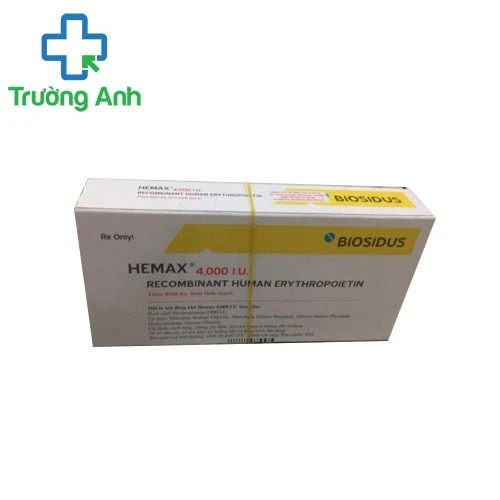 Hemax 4000 UI - Thuốc điều trị thiếu máu hiệu quả của Argentina
