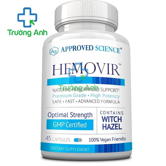 Hemovir - thuốc giảm nhanh triệu chứng bệnh trĩ hiệu quả của Mỹ