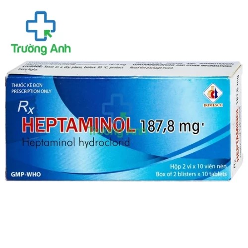 Heptaminol 187,8mg Domesco - Thuốc điều trị triệu chứng hạ huyết áp tư thế