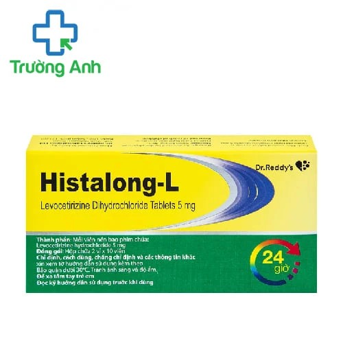 Histalong L 5mg Dr Reddy'S - Trị viêm mũi dị ứng và mày đay
