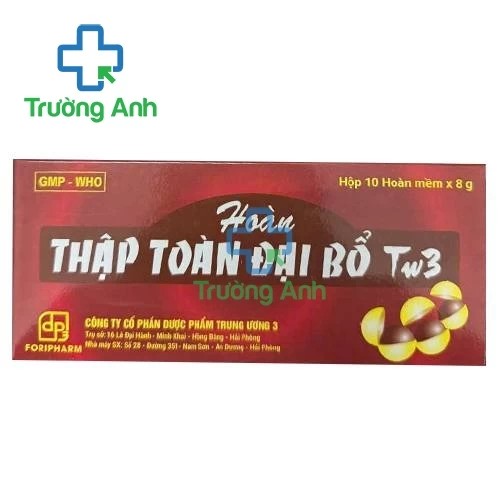 Hoàn Thập Toàn Đại Bổ Tw3 (viên hoàn) - Giúp bồi bổ sức khỏe hiệu quả