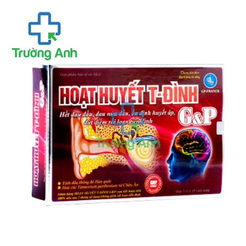 Hoạt huyết T-Đình G&P - Hỗ trợ tăng cường tuần hoàn máu não