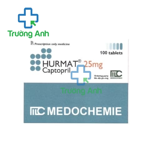 Hurmat 25 Medochemie - Thuốc điều trị tăng huyết áp, suy tim