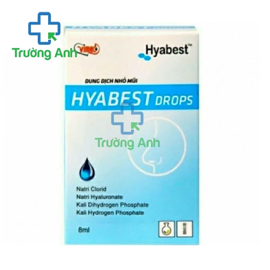 Hyabest Drops - Dung dịch nhỏ mũi làm sạch mũi hiệu quả