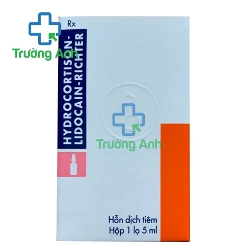 Hydrocortison-Lidocain-Richter 125mg - Thuốc gây tê gắn hạn hiệu quả của Hungary