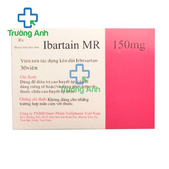 Ibartain MR 150mg - Thuốc điều trị cao huyết áp hiệu quả của Vellpharm
