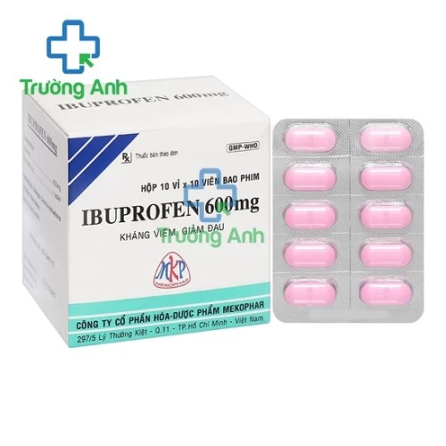 Ibuprofen 600mg Mekophar - Thuốc giảm đau kháng viêm hiệu quả
