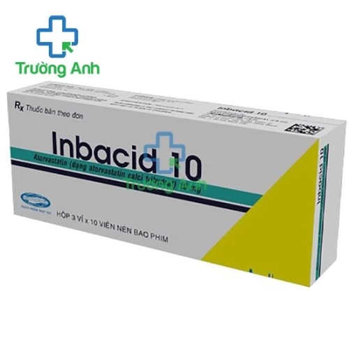 Inbacid 10mg - Thuốc làm giảm cholesterol máu hiệu quả của Savipharm