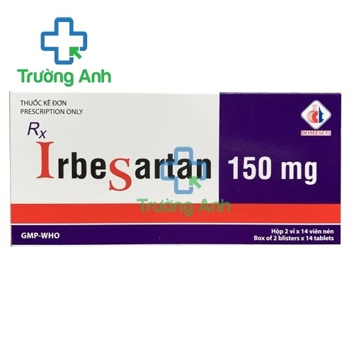 IrbeSartan 150mg Domesco - Thuốc điều trị tăng huyết áp nguyên phát hiệu quả