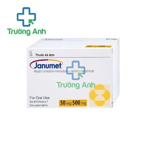 Janumet 50/500 mg - Thuốc điều trị bệnh đái tháo đường hiệu quả
