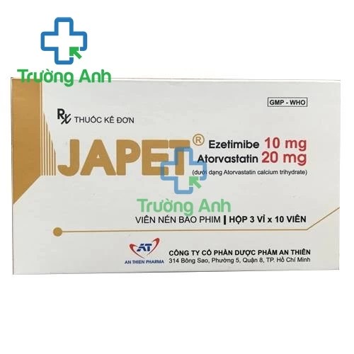 Japet - Thuốc điều trị tăng cholesterol máu hiệu quả của An Thiên