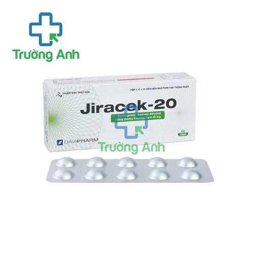 Jiracek - 20 Davipharm - Thuốc điều trị trào ngược dạ dày thực quản