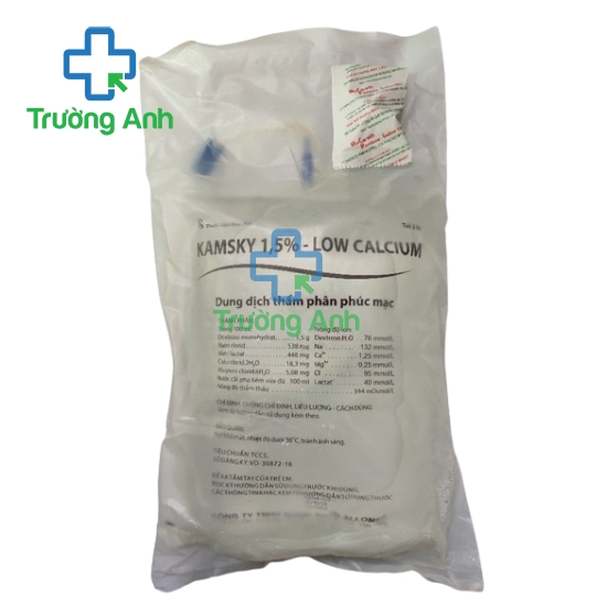 Kamsky 1,5%-low calcium - Dung dịch thẩm phân phúc mạc hiệu quả