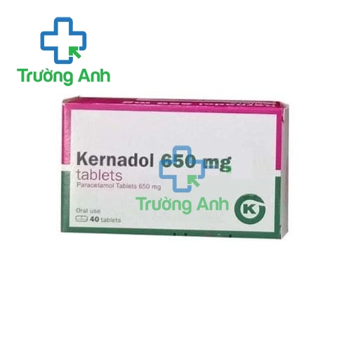 Kernadol 650mg Tablets Kern - Thuốc giảm đau, hạ sốt hiệu quả