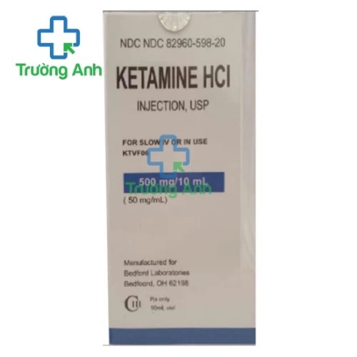 Ketamine hydrochloride injection USP Rotexmedica - Thuốc gây mê của Đức