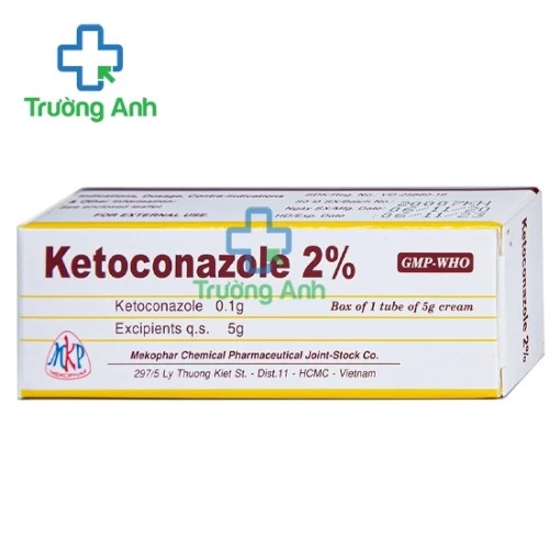 Ketoconazole 2% Mekophar - Điều trị các bệnh nấm da, viêm da
