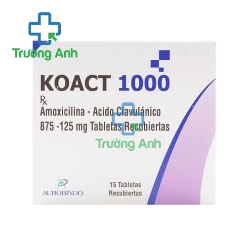 Koact 1000 Aurobindo - Thuốc điều trị nhiễm khuẩn hiệu quả