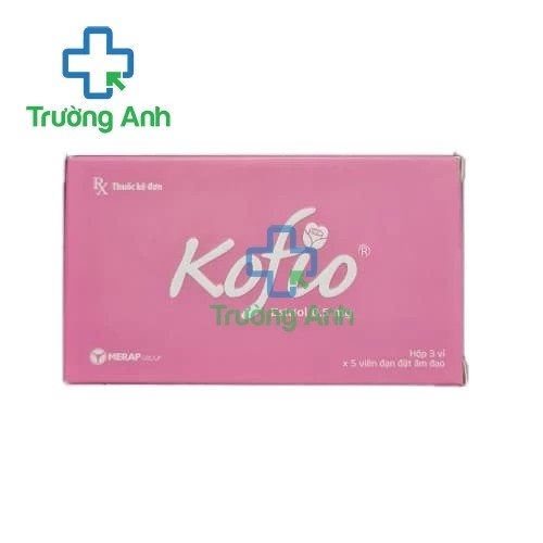 Kofio 0,5mg - Viên đặt tăng cường nội tiết tố nữ hiệu quả