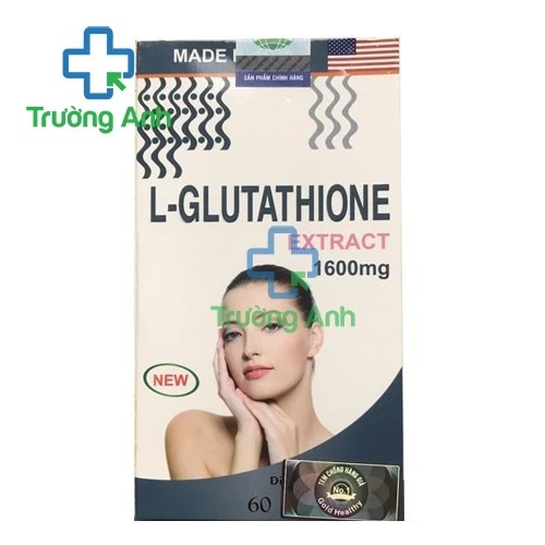 L-Glutathione Extract 1600mg - Viên uống trắng da, trẻ hóa da của Mỹ