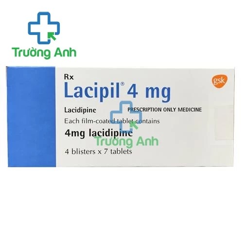 Lacipil 4mg - Thuốc điều trị huyết áp cao hiệu quả