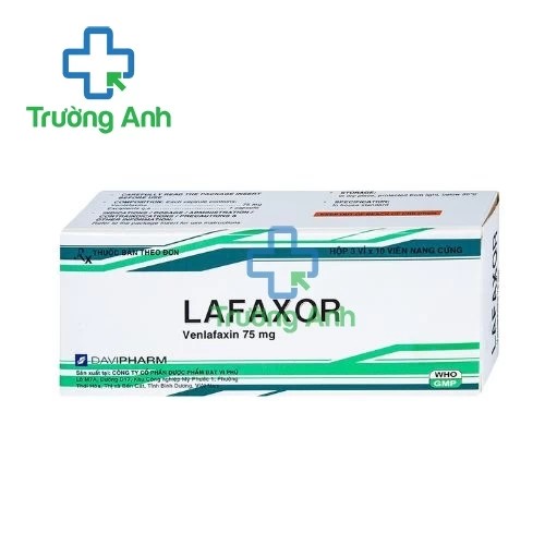 Lafaxor 75mg - Thuốc điều trị trầm cảm hiệu quả của DAVIPHARM