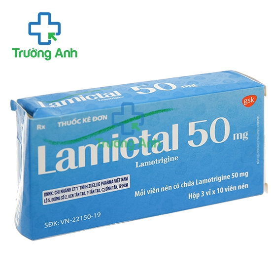 Lamictal 50mg - Thuốc hỗ trợ trị bệnh động kinh