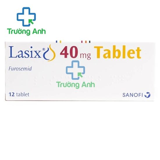 Lasix 40mg - Thuốc chống phù nề hiệu quả