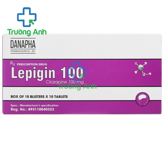 Lepigin 100 - Thuốc điều trị tâm thần phân liệt hiệu quả của Danapha