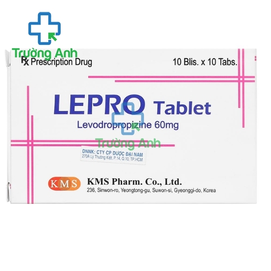 Lepro Tablet 60mg KMS Pharm - Thuốc điều trị ho hiệu quả