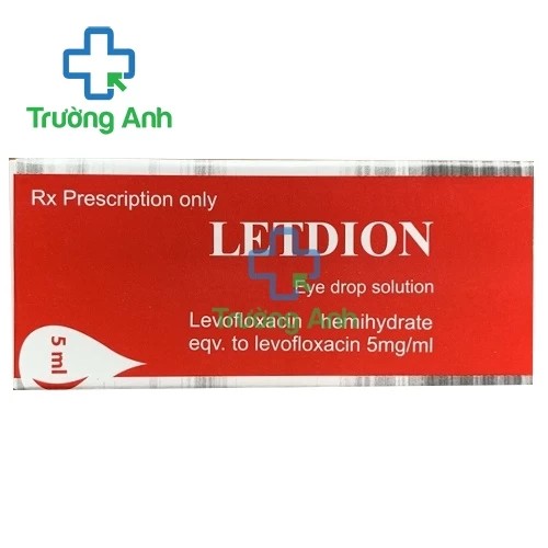 Letdion Eye Drop 5ml - Dung dịch nhỏ mắt hiệu quả của Romania