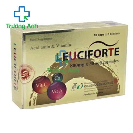 Leuciforte Korean Ginseng - Hỗ trợ bổ sung vitamin và khoáng chất cho cơ thể